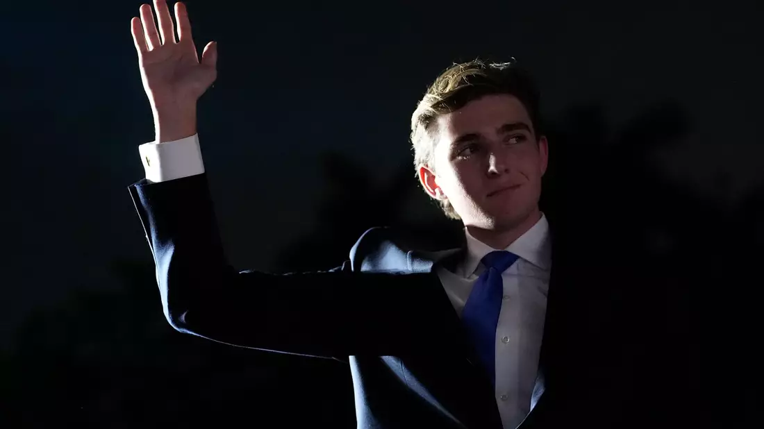 Trumps jüngster Sohn Barron hat gerade sein Studium in New York begonnen. (Archivbild) - Bild: Rebecca Blackwell/AP