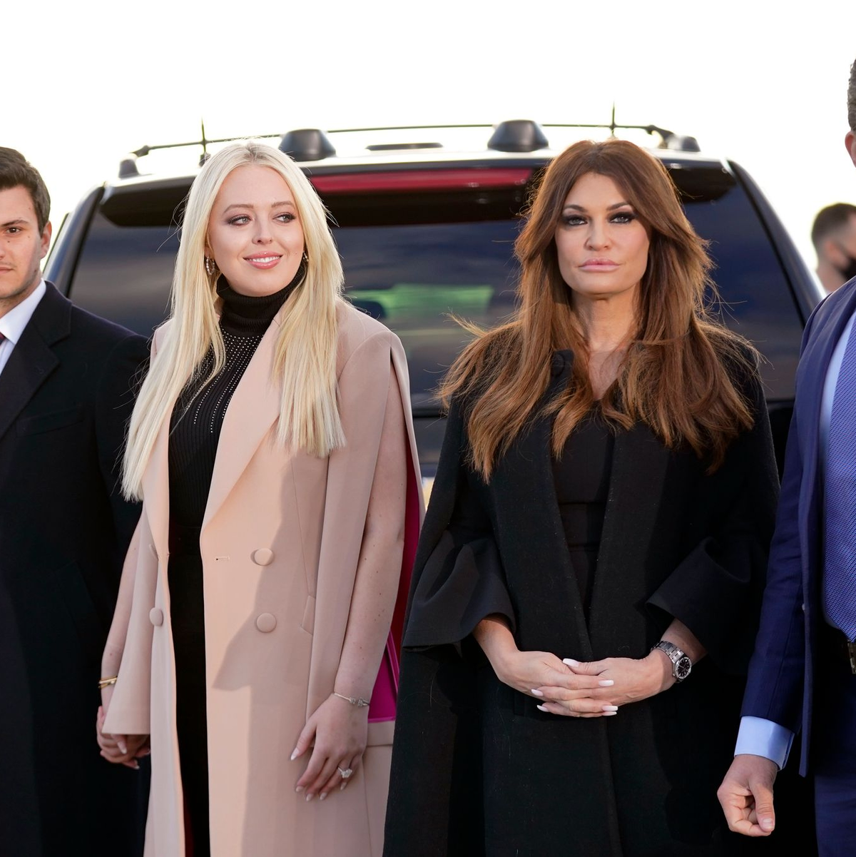 Michael Bolous (links) hat Trumps Tochter Tiffany 2022 geheiratet. (Archivbild) - Foto: Manuel Balce Ceneta/AP/dpa