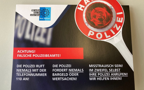 POL-WES: Moers - 87-Jährige wird Opfer von falschen Polizeibeamten - Foto: presseportal.de