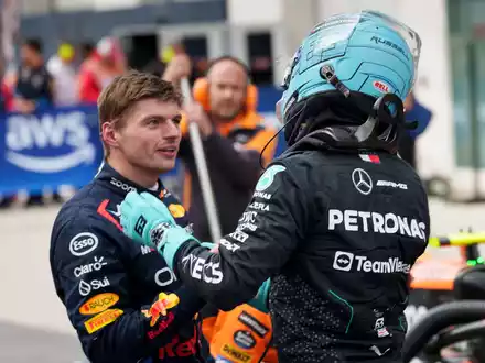 Verstappen und Russell haben keinen Respekt mehr füreinander. - Foto: Paul Chiasson/The Canadian Press via AP/dpa