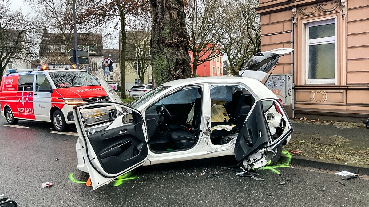 FW-BO: Verkehrsunfall auf der Ümminger Straße - Foto: presseportal.de