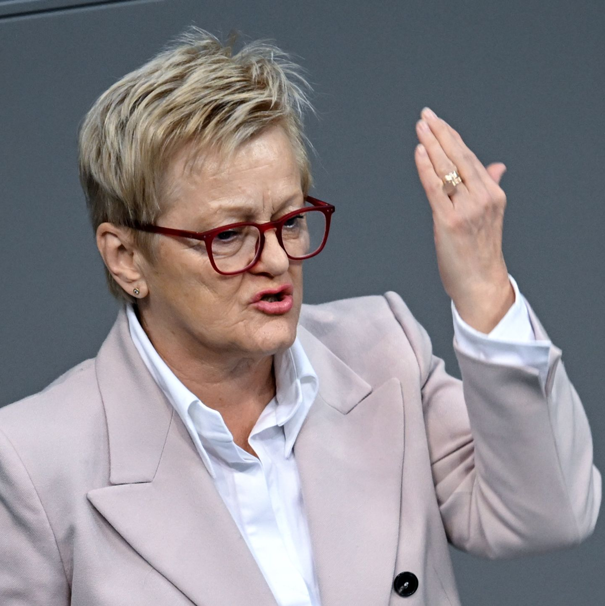 Die Grünen-Politikerin Renate Künast steht hinter dem Alternativ-Antrag für ein AfD-Verbot. - Foto: Britta Pedersen/dpa