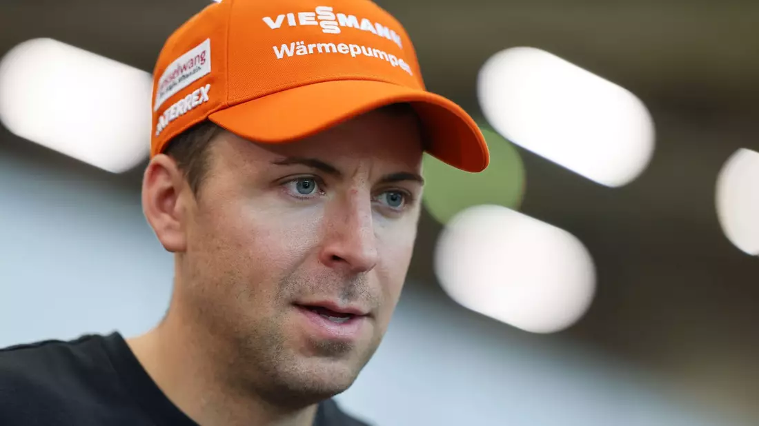 Philipp Nawrath wird Dritter im Sprint.  - Bild: Daniel Löb/dpa