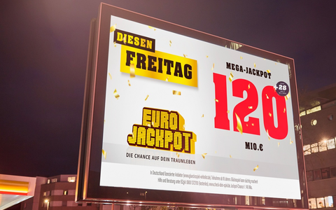 Geschafft: Eurojackpot nach 18 Ziehungen geknackt / Zwei Tipper aus NRW und Rheinland-Pfalz teilen sich 120 Millionen - Foto: presseportal.de