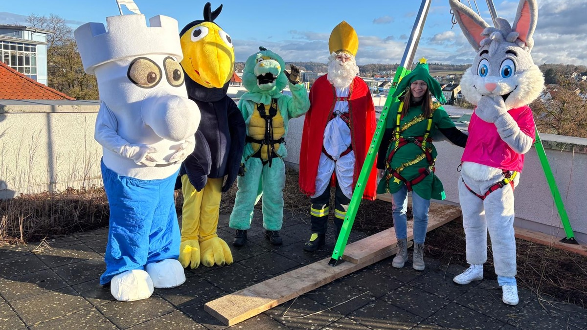 LRA-Ravensburg: Höhenretter sorgen für strahlende Kinderaugen - Foto: presseportal.de
