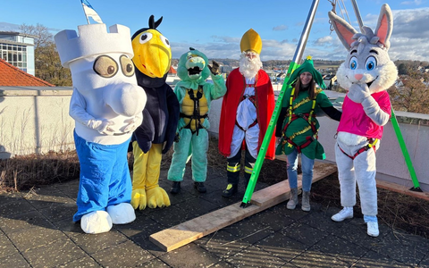 LRA-Ravensburg: Höhenretter sorgen für strahlende Kinderaugen - Foto: presseportal.de