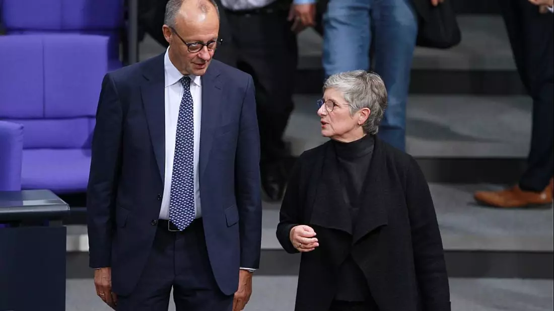Friedrich Merz und Britta Haßelmann (Archiv) - Bild: über dts Nachrichtenagentur