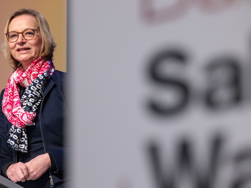 Katja Wolf und Steffen Schütze sind Vorsitzende des BSW-Landesverbands Thüringen. - Foto: Michael Reichel/dpa