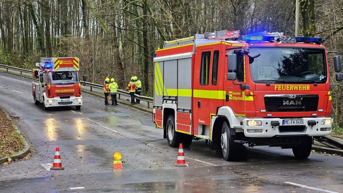 FW-Heiligenhaus: Fünf Einsätze am Freitag für die Feuerwehr Heiligenhaus - Foto: presseportal.de