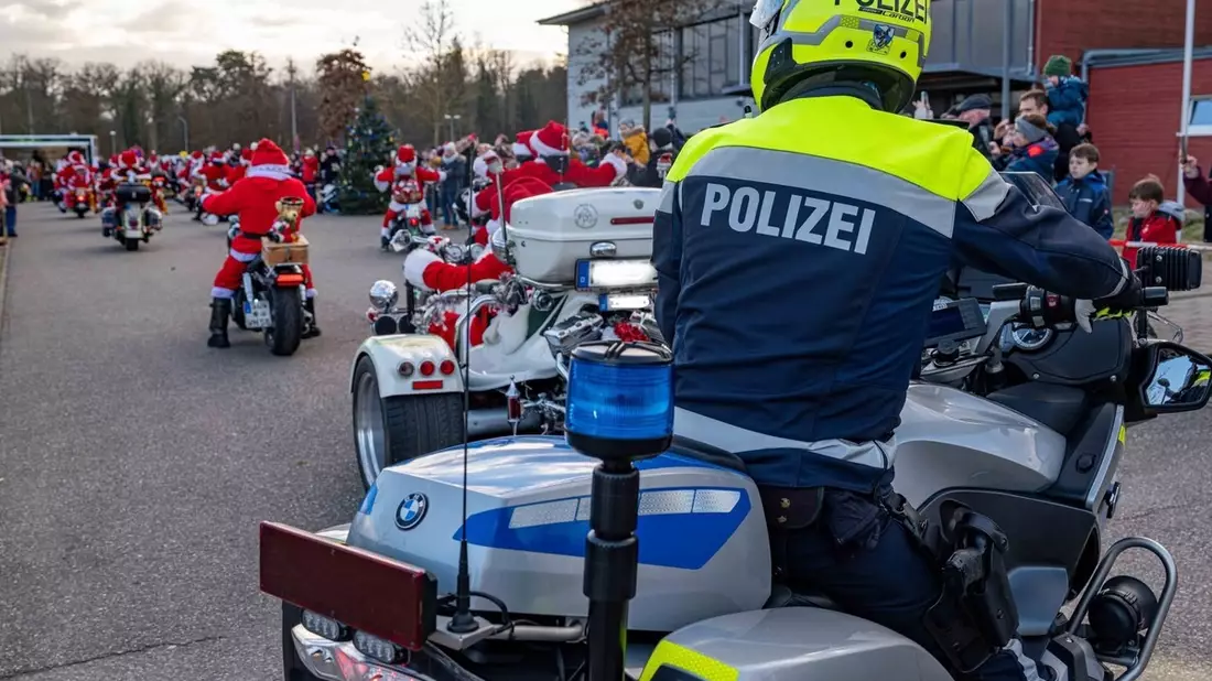 POL-PDLD: riding Santas in der Südpfalz am 06.12.2024 - Bild: presseportal.de