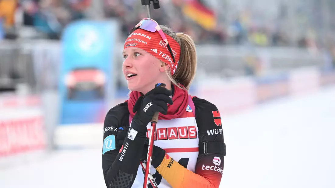 Julia Tannheimer darf sich über das beste Einzelergebnis ihrer Karriere freuen. - Bild: Sven Hoppe/dpa