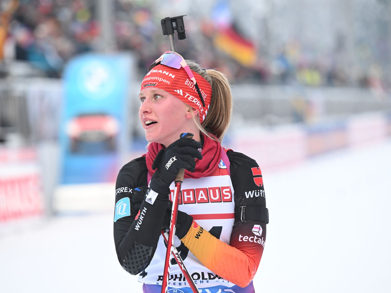 Julia Tannheimer ist Deutschlands große Biathlon-Hoffnung. - Foto: Sven Hoppe/dpa