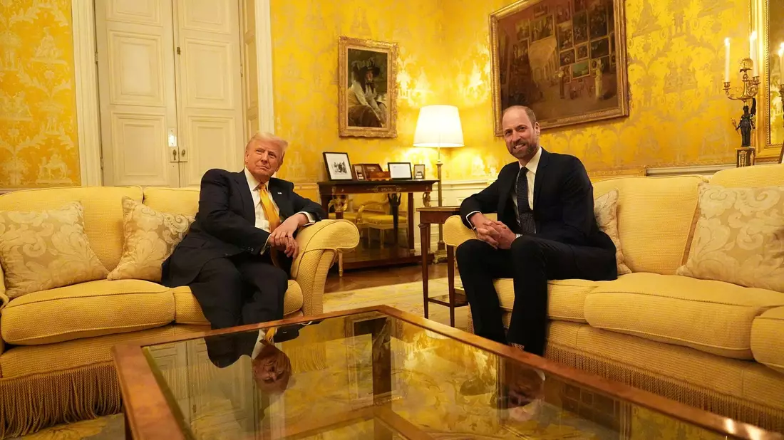 Trump nutzte seinen Besuch in Paris auch für ein Treffen mit dem britischen Thronfolger. - Bild: Aaron Chown/Pool PA/AP/dpa