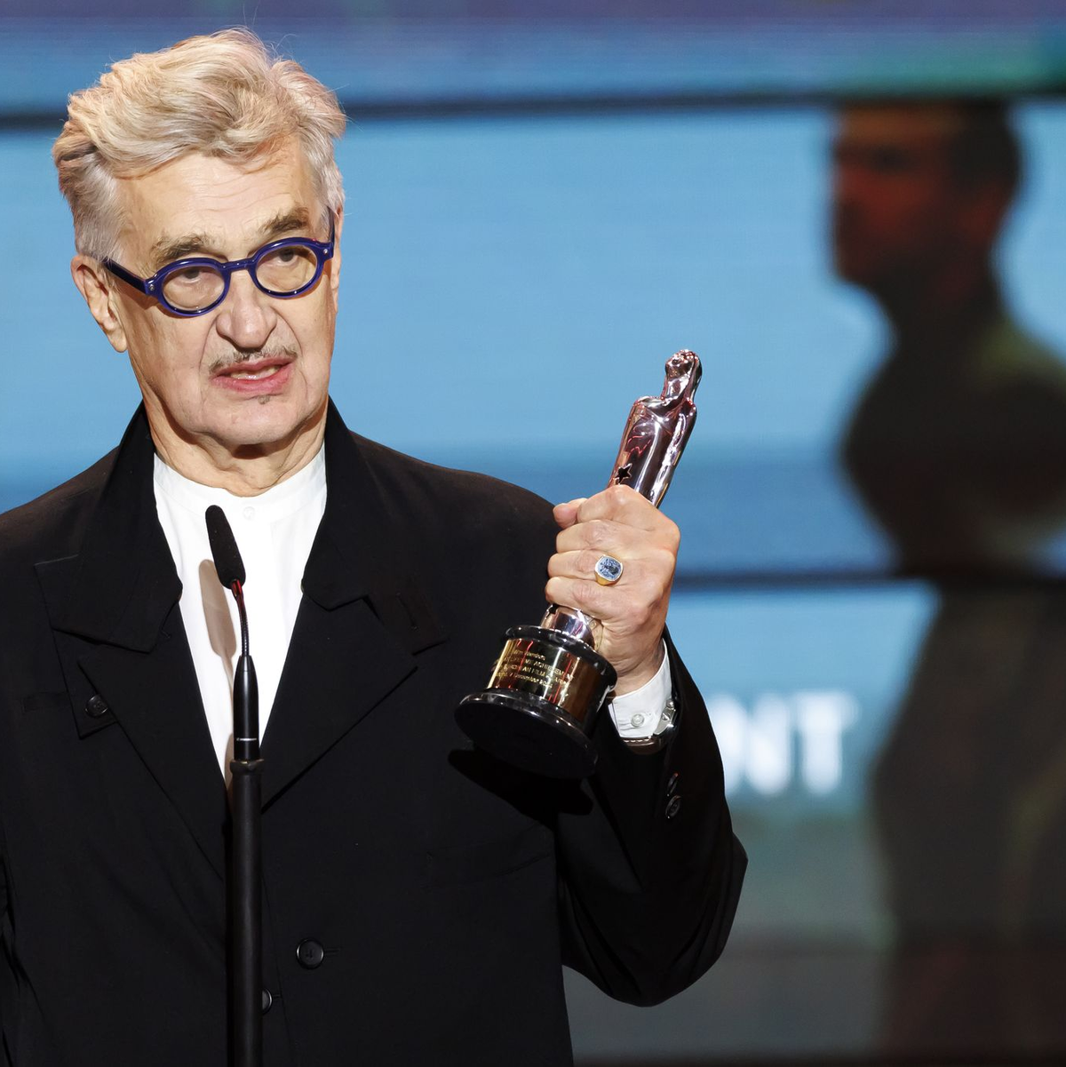 Wim Wenders erhielt einen Preis für sein Lebenswerk.  - Foto: Michael Buholzer/KEYSTONE/dpa