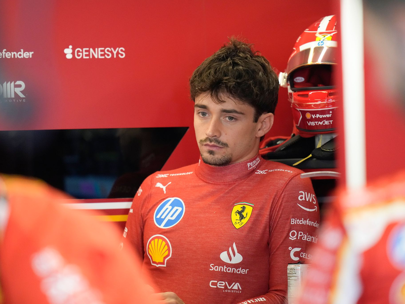 Hatte viel Pech: Charles Leclerc. - Foto: Darko Bandic/AP