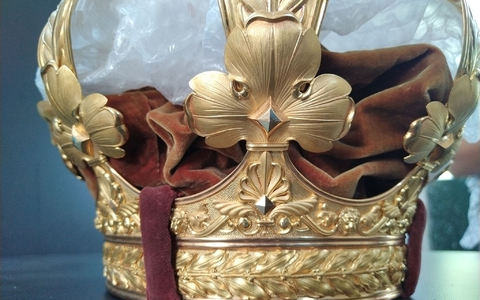 Künftig im Parlamentsgebäude zu bewundern: Die Krone von König Otto - Foto: --/Griechisches Kulturministerium/dpa