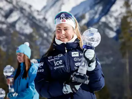 Ingrid Landmark Tandrevold legt eine Wettkampfpause ein. - Foto: Jeff McIntosh/The Canadian Press/AP/dpa