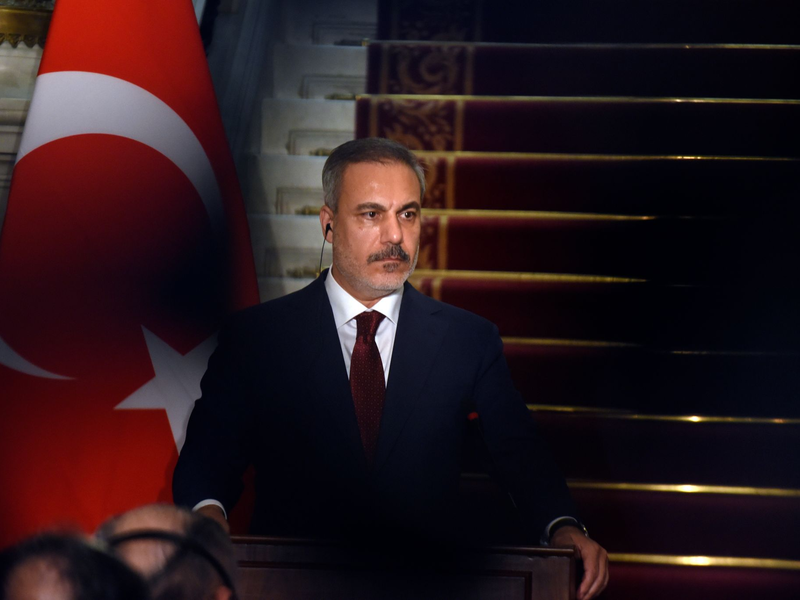 Der türkische Außenminister Hakan Fidan - Foto: Tarek Wajeh/AP/dpa