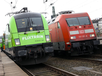 Die Deutsche Bahn und Flixtrain landen in dem Ranking auf Platz 16 beziehungsweise 20. (Archivbild) - Foto: Christian Charisius/dpa