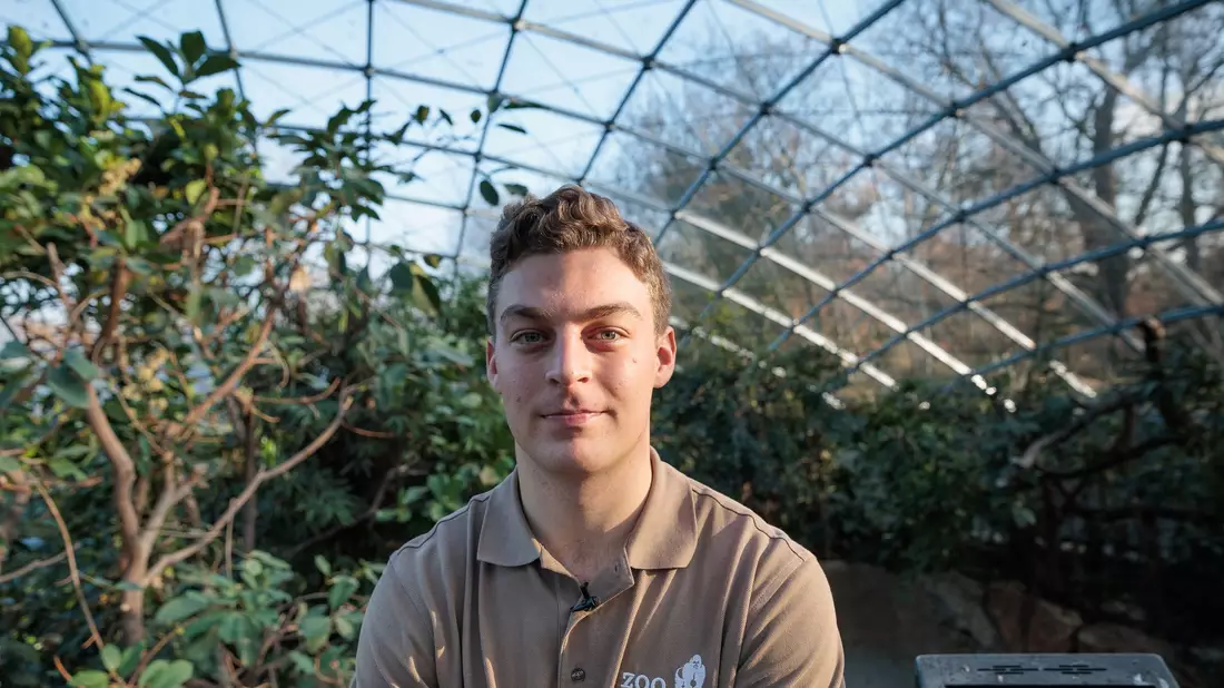 Natürlich habe er Toni bereits aus dem Internet gekannt, sagt Nikolas Algenstaedt. - Bild: Carsten Koall/dpa