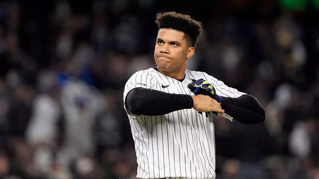 Muss sich um seine Finanzen wohl keine Sorgen machen: Baseball-Profi Juan Soto. (Archivbild) - Bild: Godofredo A. Vásquez/AP
