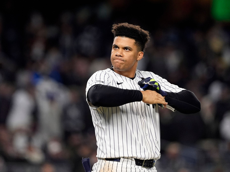 Muss sich um seine Finanzen wohl keine Sorgen machen: Baseball-Profi Juan Soto. (Archivbild) - Foto: Godofredo A. Vásquez/AP