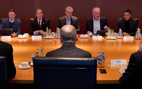 Stahlgipfel im Kanzleramt am 09.12.2024 - Foto: über dts Nachrichtenagentur