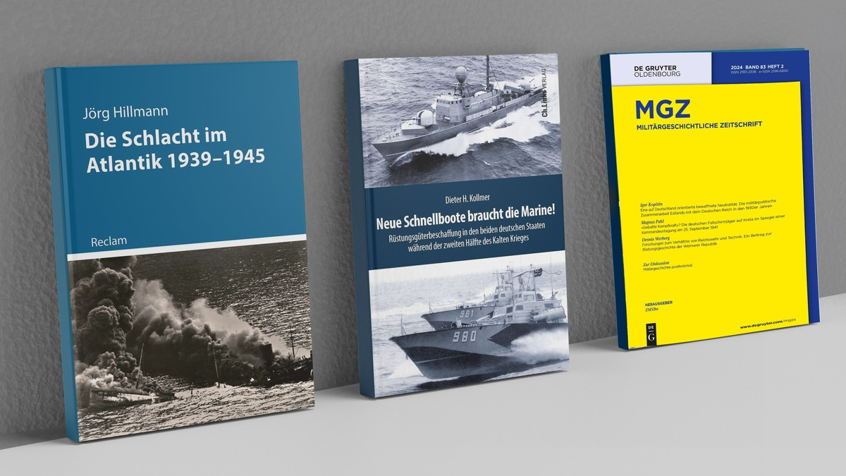 Neue Publikationen: Atlantikschlacht, Schnellboote und Militärgeschichtliche Zeitschrift - Foto: presseportal.de