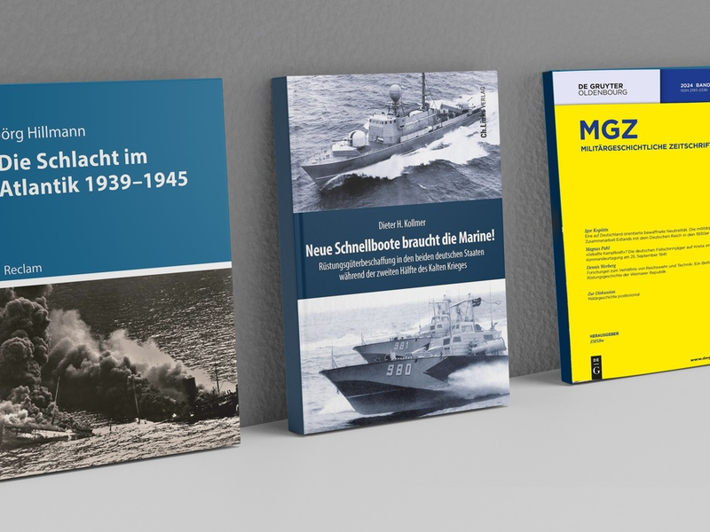 Neue Publikationen: Atlantikschlacht, Schnellboote und Militärgeschichtliche Zeitschrift - Foto: presseportal.de