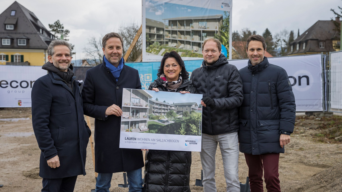 WBB: Spatenstich in Laufen - Foto: Neumayer über pressetext.de
