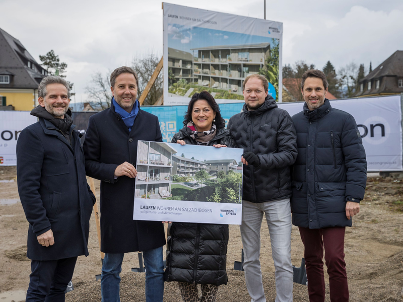 WBB: Spatenstich in Laufen - Foto: Neumayer über pressetext.de