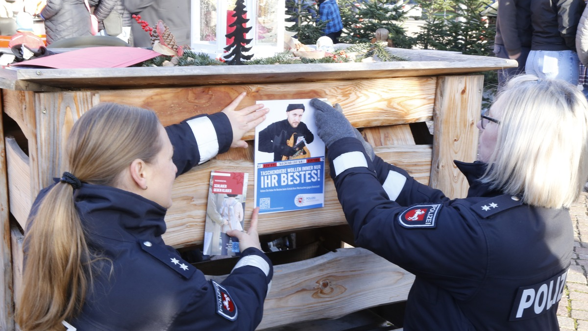 POL-SZ: Gemeinsame Pressemitteilung des Polizeikommissariats und der Stadt Wolfenbüttel vom 09.12.2024: Sicher auf dem Weihnachtsmarkt - Dieben und Trickbetrügern keine Chance geben - Foto: presseportal.de