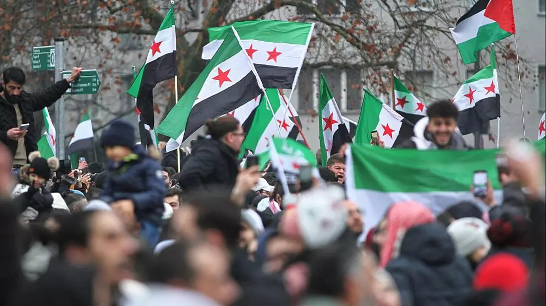 Syrer in Deutschland feiern den Sturz von Assad in Syrien (Archiv) - Bild: über dts Nachrichtenagentur