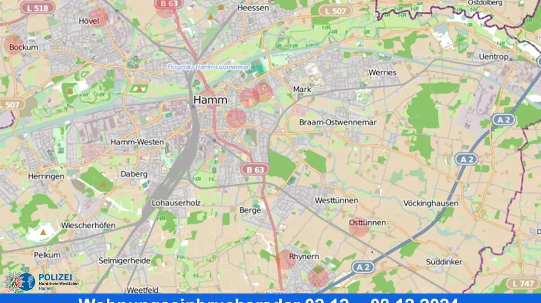 POL-HAM: Wohnungseinbruchsradar Hamm für die Woche vom 2. Dezember bis 8. Dezember 2024 - Bild: presseportal.de