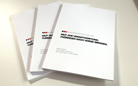 Nun hat auch die SPD dem Dreierbündnis zugestimmt. (Archivbild) - Foto: Bodo Schackow/dpa