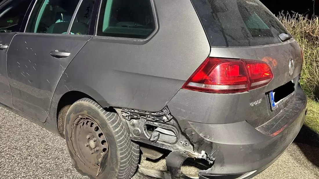 POL-PDLD: A65/AS NW-Süd - 19-jähriger Verkehrsrowdy verursacht folgenschweren Verkehrsunfall - Bild: presseportal.de