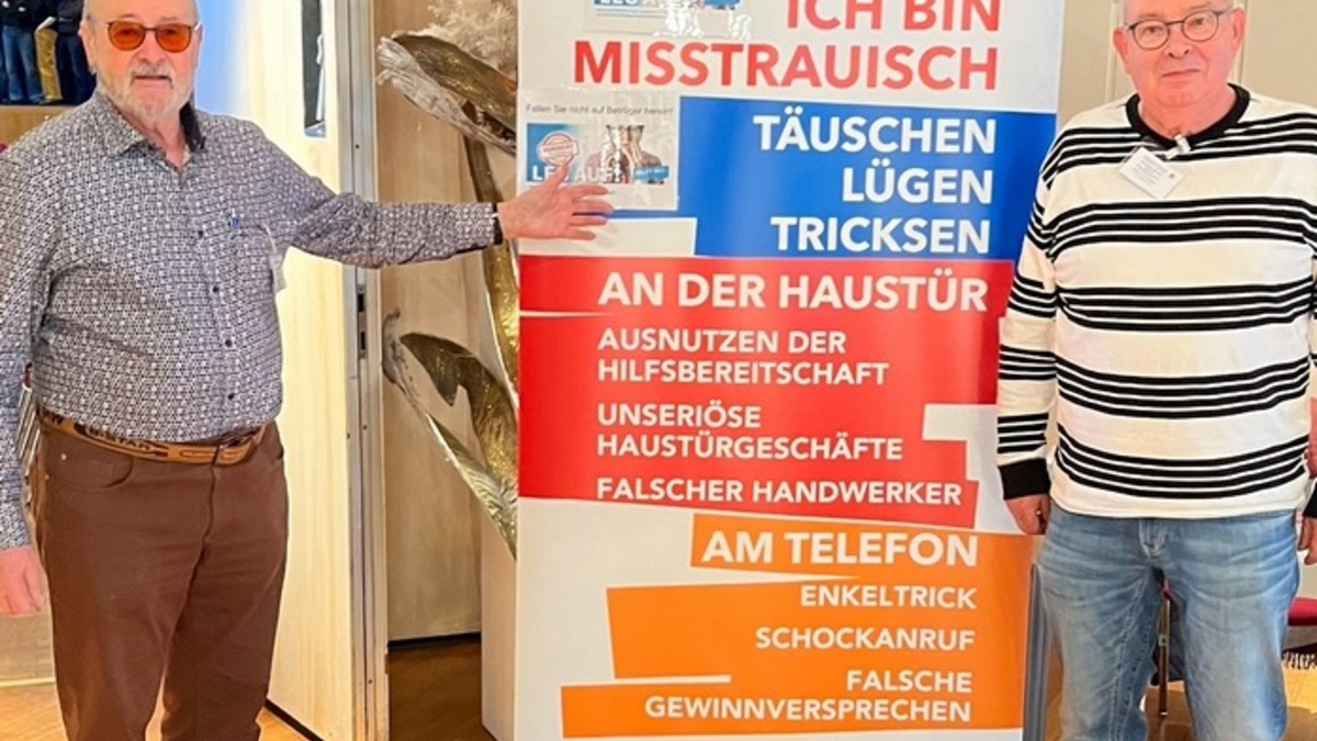 POL-LM: Sicherheitsberater für Seniorinnen/Senioren im Einsatz beim Seniorennachmittag der Stadt Limburg a, d, Lahn - Foto: presseportal.de