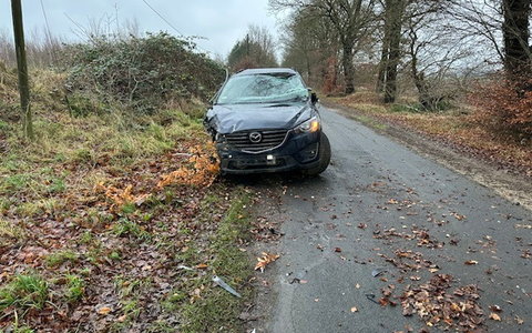 POL-CUX: Unter Alkoholeinfluss in Beverstedt-Wellen verunfallt (Foto im Anhang) - Foto: presseportal.de