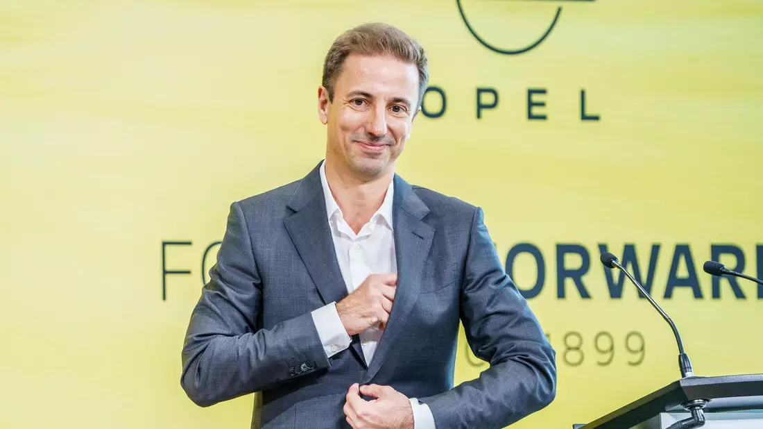Bekommt bei Stellantis mehr Verantwortung: Opel-Chef Florian Huettl. - Bild: Andreas Arnold/dpa