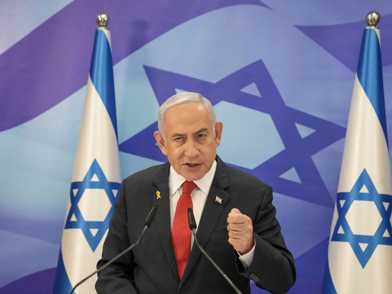 Der israelische Ministerpräsident Benjamin Netanjahu.  - Foto: Maya Alleruzzo/AP