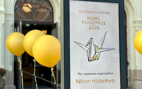 Im Rathaus von Oslo wird alljährlich der Friedensnobelpreisträger ausgezeichnet. (Archivbild) - Foto: Steffen Trumpf/dpa Im Rathaus von Oslo wird alljährlich der Friedensnobelpreisträger ausgezeichnet. (Archivbild) - Foto: Steffen Trumpf/dpa