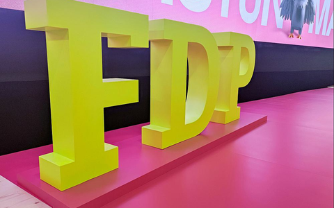 FDP-Logo auf Parteitag (Archiv) - Foto: über dts Nachrichtenagentur FDP-Logo auf Parteitag (Archiv) - Foto: über dts Nachrichtenagentur