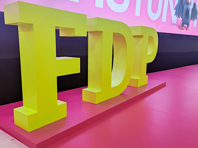 FDP-Logo auf Parteitag (Archiv) - Foto: über dts Nachrichtenagentur