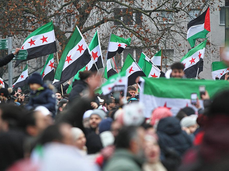 Syrer in Deutschland feiern den Sturz von Assad in Syrien (Archiv) - Foto: über dts Nachrichtenagentur