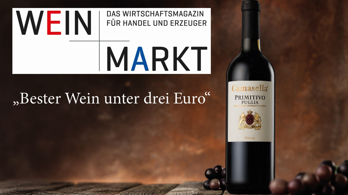 Bester Geschmack zu kleinem Preis: Süditalienischer Rotwein von NORMA zum Testsieger gekürt / Platz eins in der Kategorie 