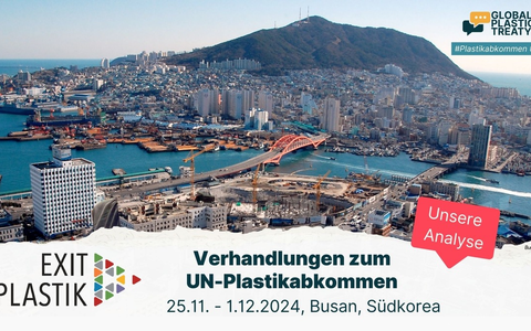 Verpasste Chance in Busan? / Eine Analyse der Verhandlungen zum globalen Plastikabkommen von Exit Plastik - Foto: presseportal.de Verpasste Chance in Busan? / Eine Analyse der Verhandlungen zum globalen Plastikabkommen von Exit Plastik - Foto: presseportal.de