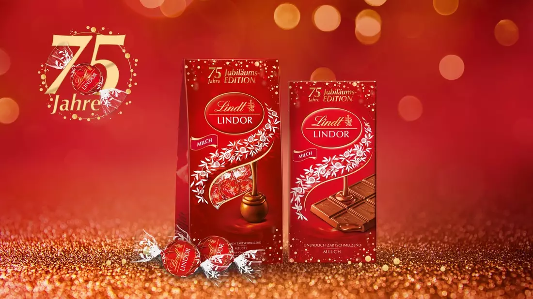75 Jahre Glücksmomente mit LINDOR: Die ikonische Marke feiert Jubiläum - Bild: presseportal.de