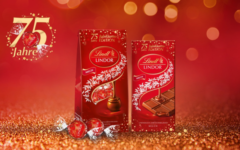 75 Jahre Glücksmomente mit LINDOR: Die ikonische Marke feiert Jubiläum - Foto: presseportal.de