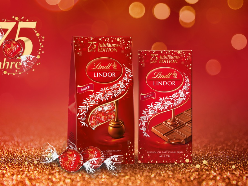 75 Jahre Glücksmomente mit LINDOR: Die ikonische Marke feiert Jubiläum - Foto: presseportal.de