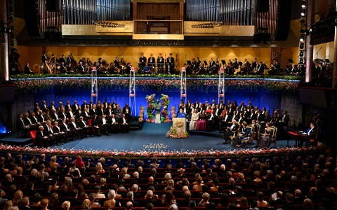 In Stockholm sind wieder Nobelpreise vergeben worden. - Foto: Pontus Lundahl/TT News Agency/AP